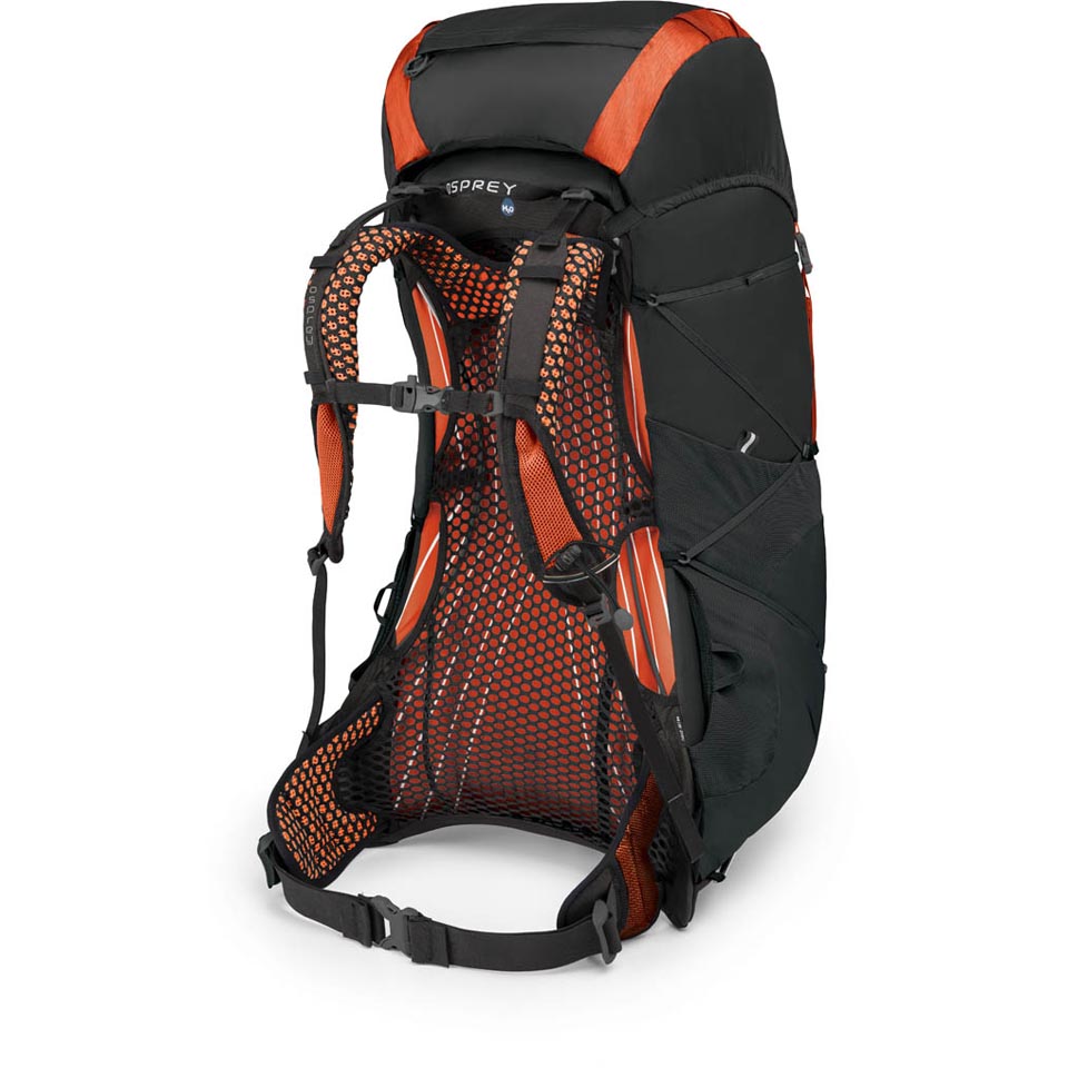 osprey exos 58 blaze black