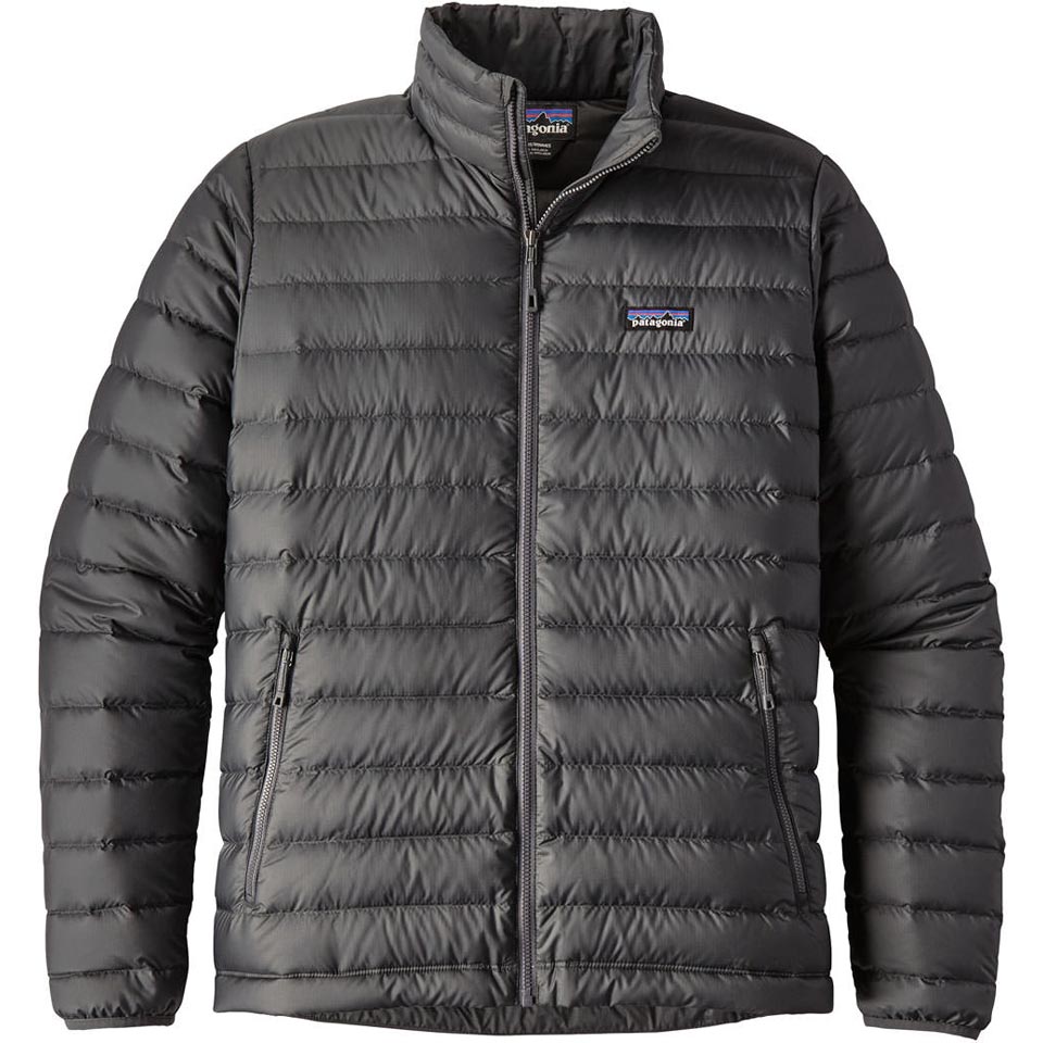 patagonia men's down sweater jacket forge grey