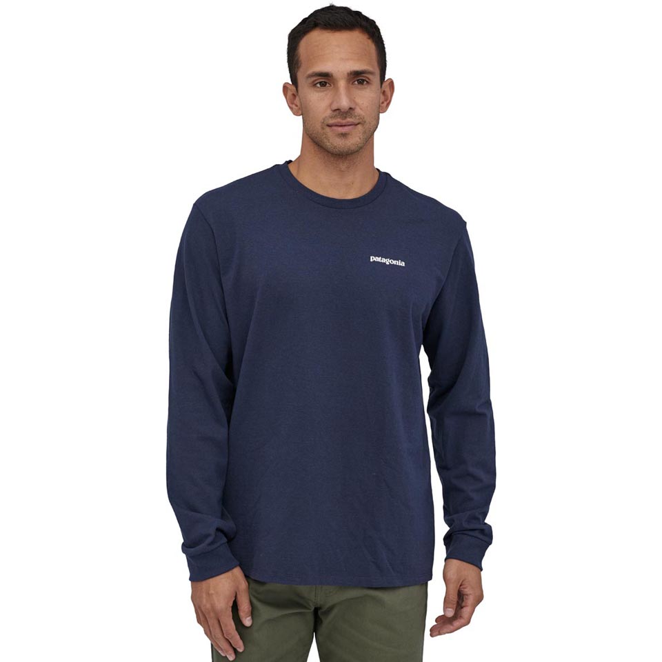 Patagonia Men S Long Sleeved P 6 Logo Responsibili Tee 2020