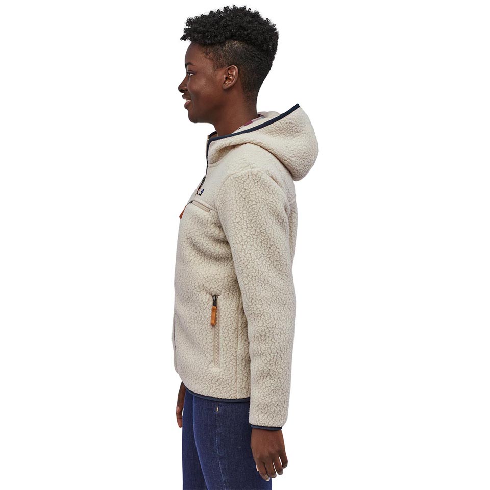 retro pile hoody