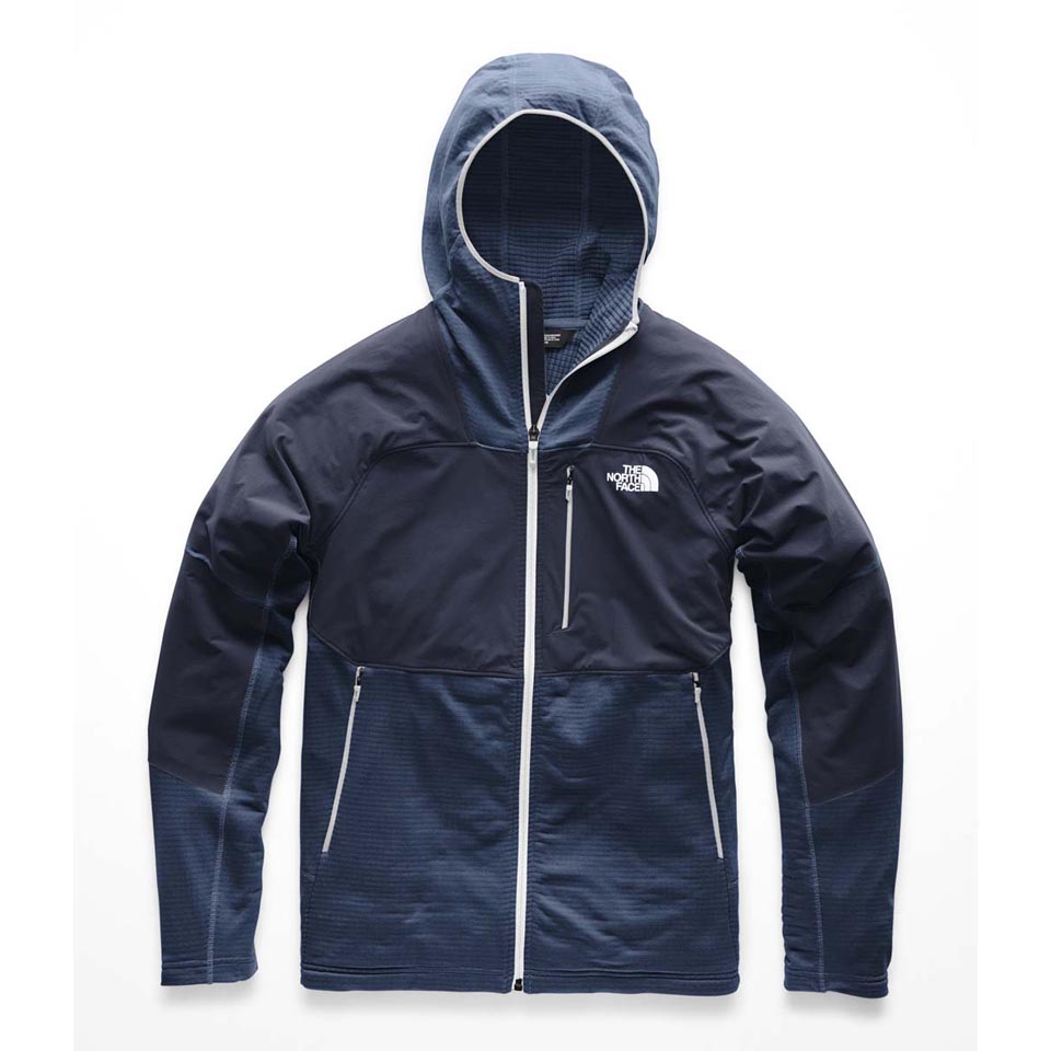 men's impendor down hybrid hoodie