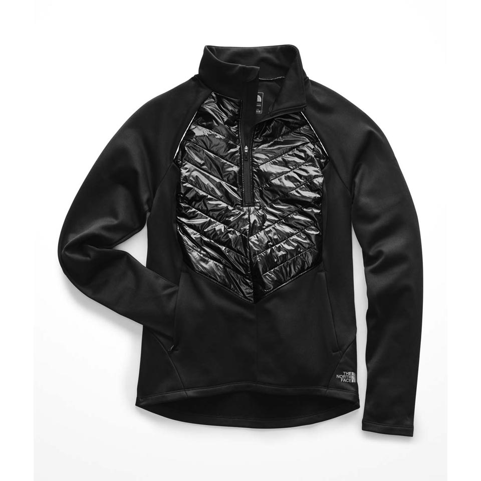 half zip north face jacket
