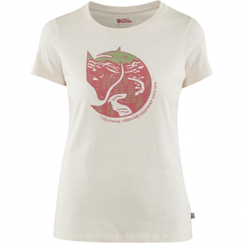 Fjallraven Women s Arctic Fox Print T Shirt Enwild