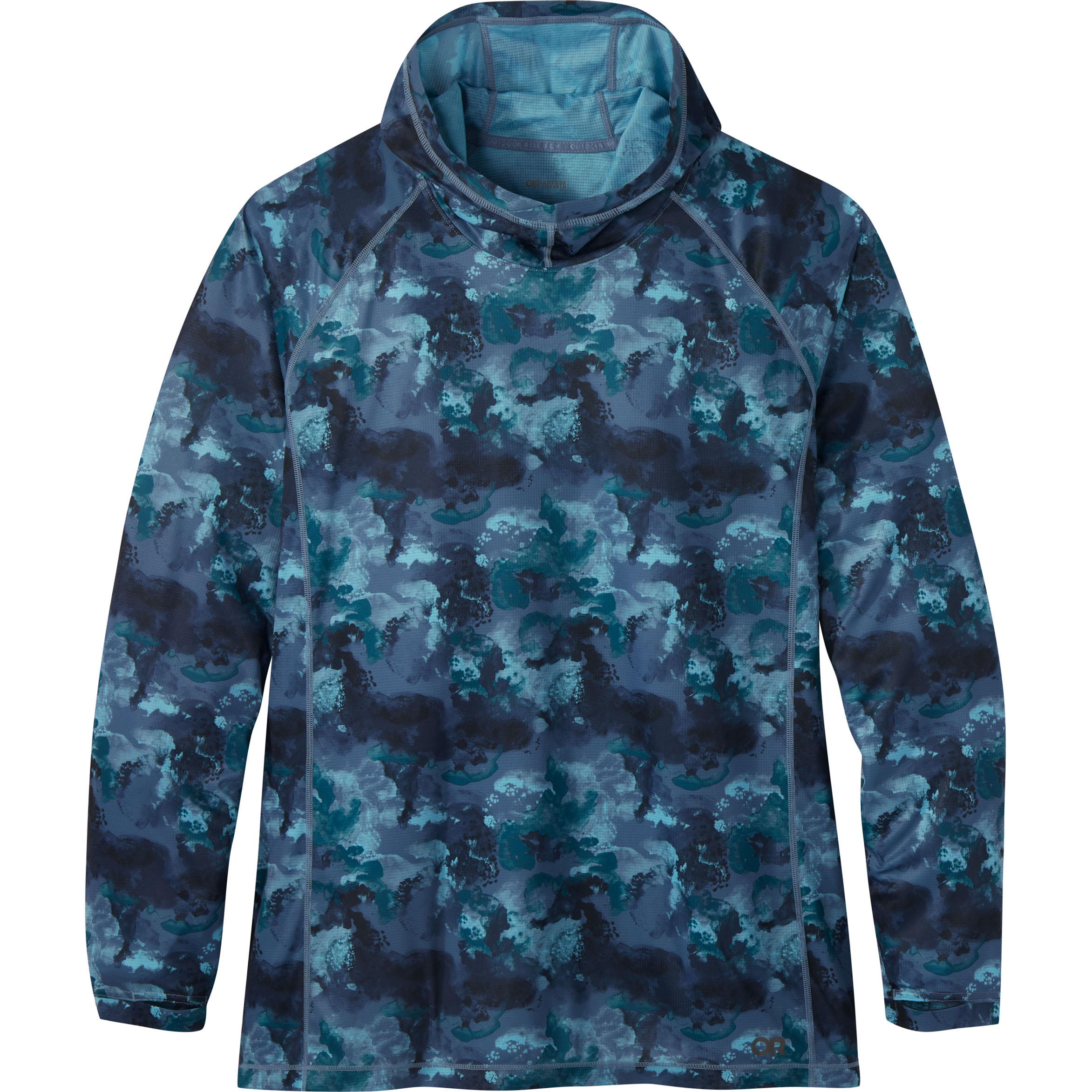 トップス rurumu echoes printed hoodie M blue Outdoor Research Women's Echo Printed Plus Size Hoodie | Enwild