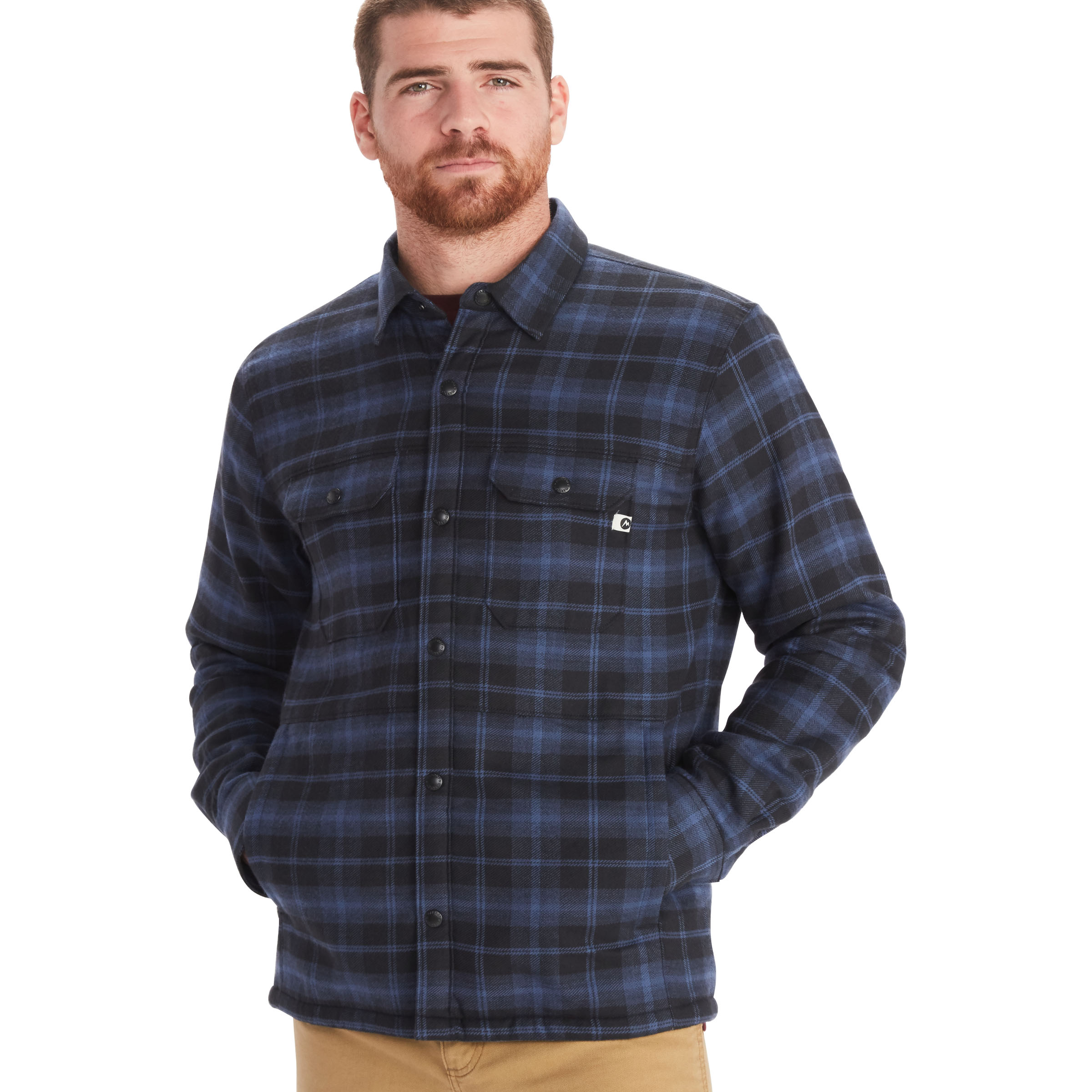 Marmot Men's Ridgefield Heavyweight Sherpa-Lined Flannel Jacket | Enwild