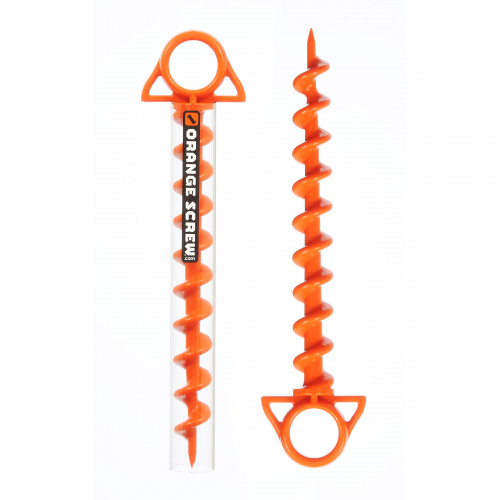 Orange Screw Large Ultimate Ground Anchor (2 pack) product image - main