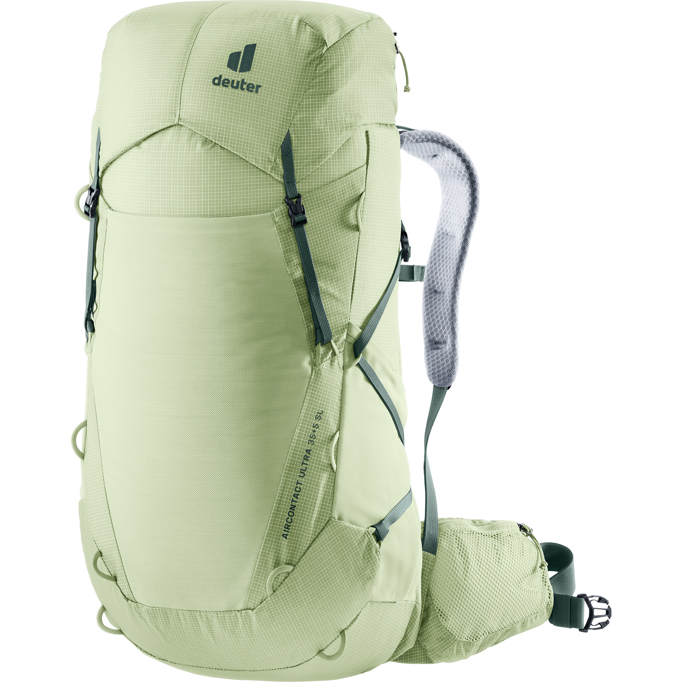 backpack deuter 35 l for woman Deuter Aircontact Ultra 35+5 SL Women's-Mineral/Ivy