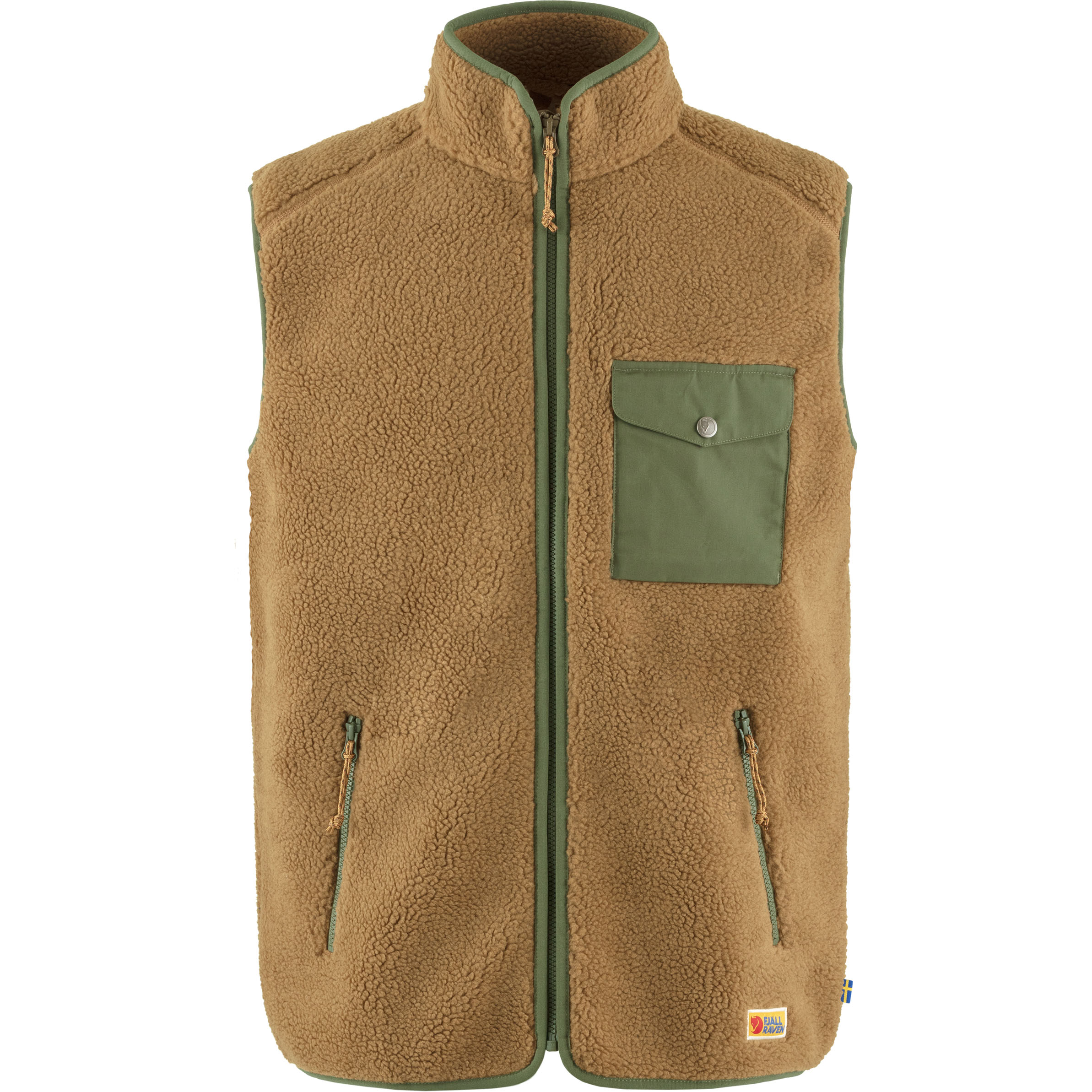 Pile fleece vest deals