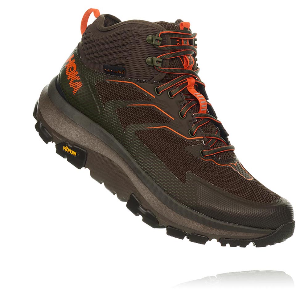Hoka One One Men\'s Boots in Olive and Black Hoka Men main image 4