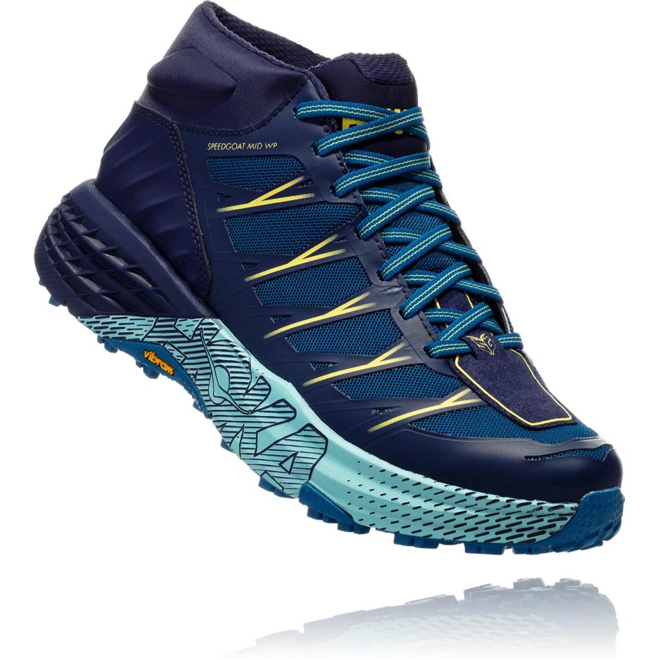 hoka speedgoat mid waterproof trail running shoes