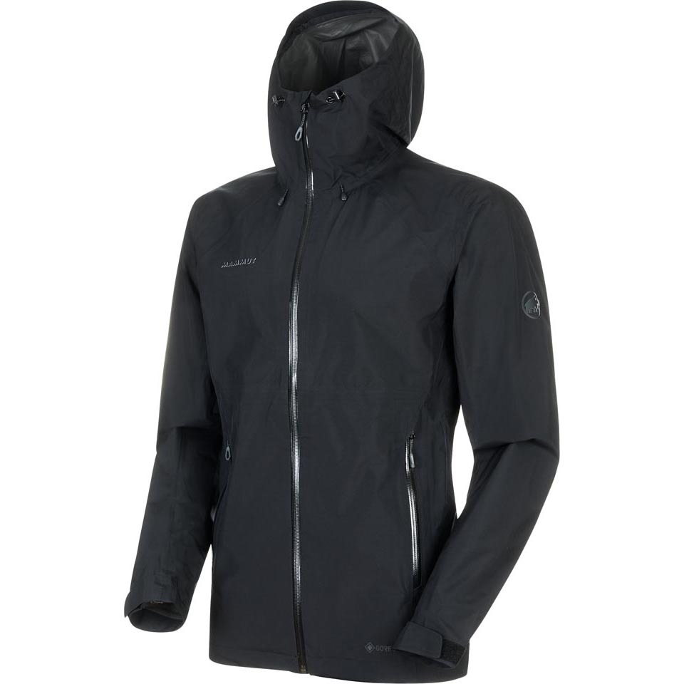 Mammut Men's Convey Tour HS Hooded Jacket, Aura-Black, XL at