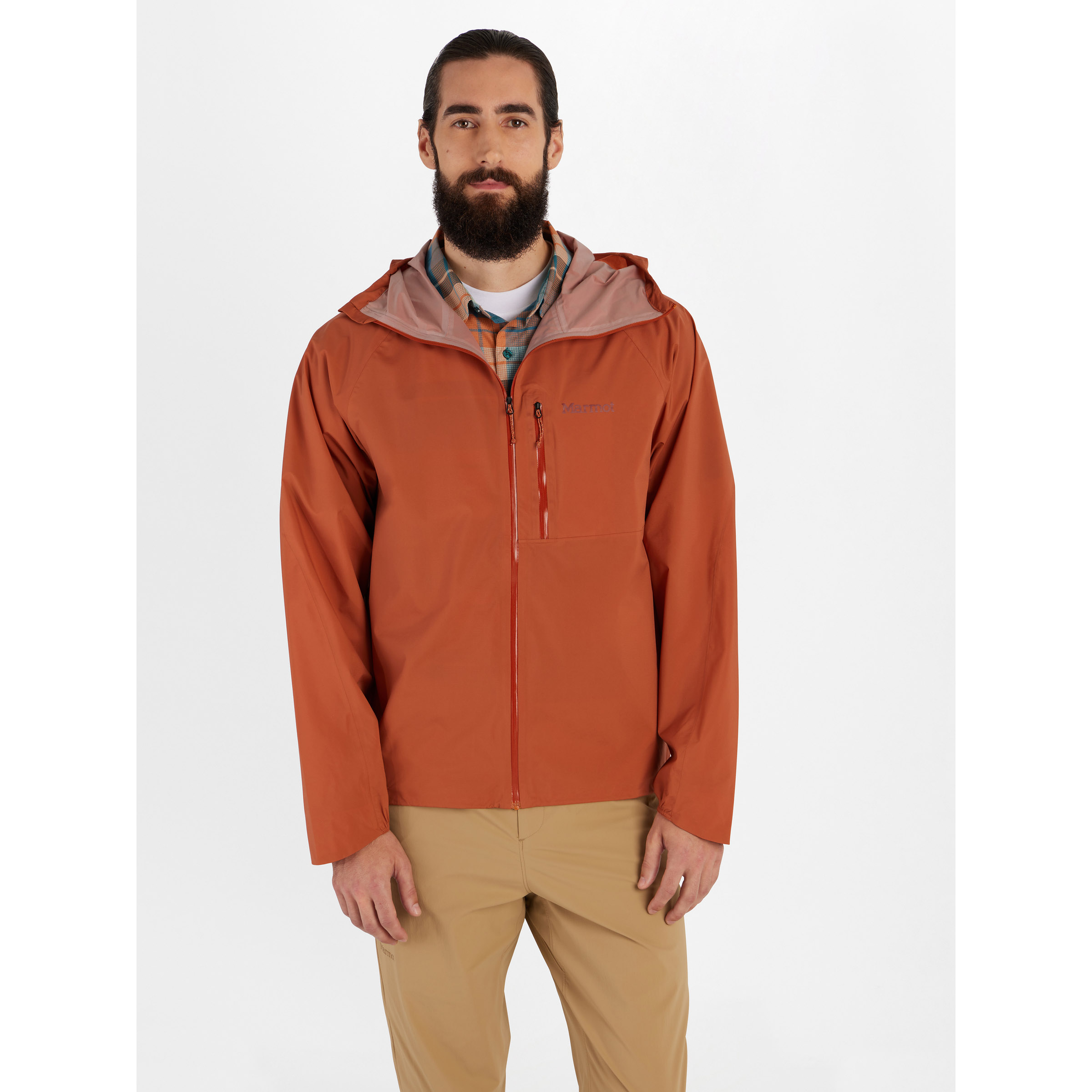 (取寄) マーモット スーパーアロイ バイオ レイン ジャケット - ウォータープルーフ Marmot Superalloy Bio Rain Jacket - Waterproof Auburn Marmot Men's Superalloy Bio Rain Jacket | Enwild