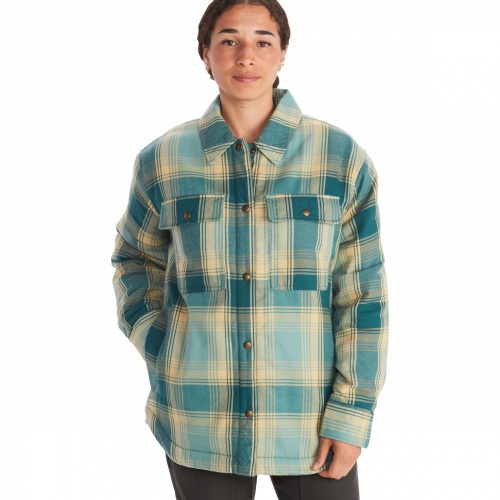 Women's Ridgefield Sherpa-Lined Flannel Jacket (Clearance) product image - main