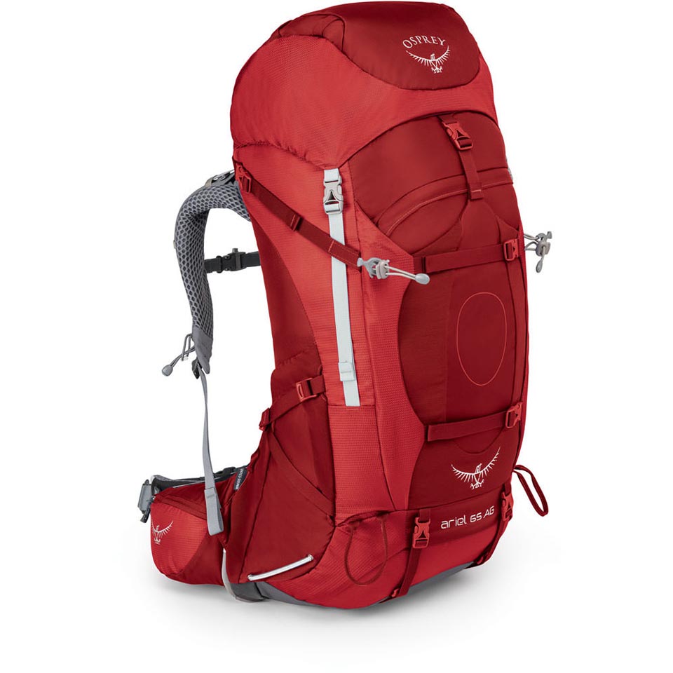 美品】OSPREY エーリエルAG 65 美品】OSPREY エーリエルAG 65
