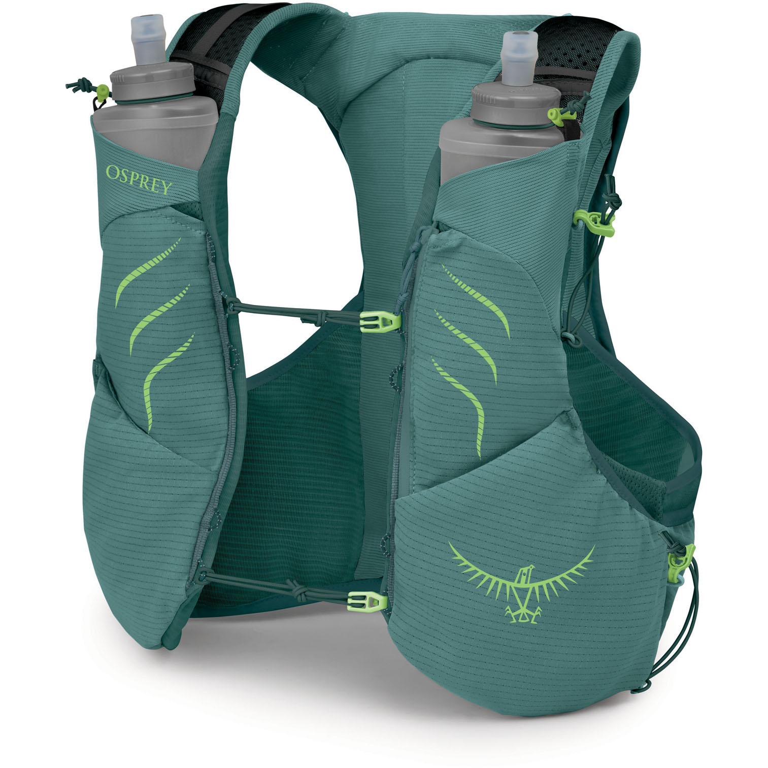 osprey backpack running Talon Velocity 20L Men's Hiking and two zippered rear compartments offer organized space for a shell Osprey Dyna Pro 7 Women's-Medium