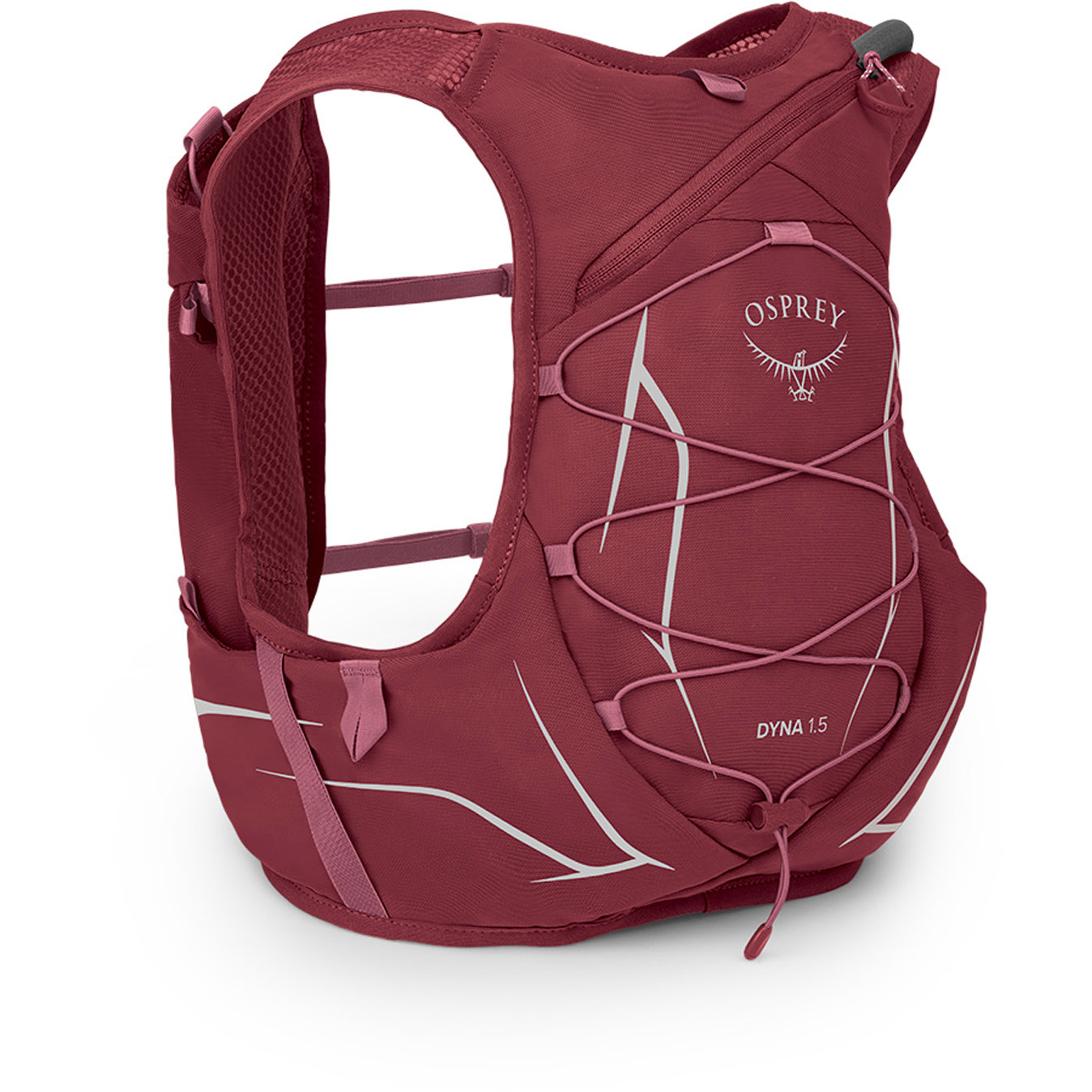 osprey dyna 1.5 hydration pack Duro Vest Five stretch mesh food and supplement pockets Osprey Womens Dyna 1.5L Hydration