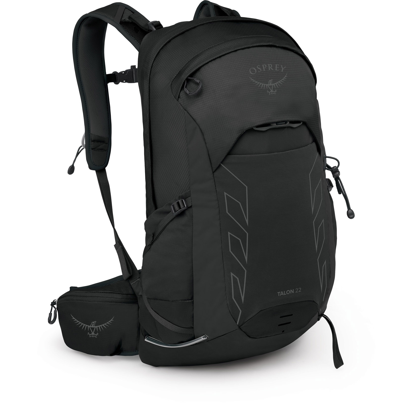 Osprey TALON 22 バックパック ブラック Osprey Talon 22 Extended Fit | Enwild
