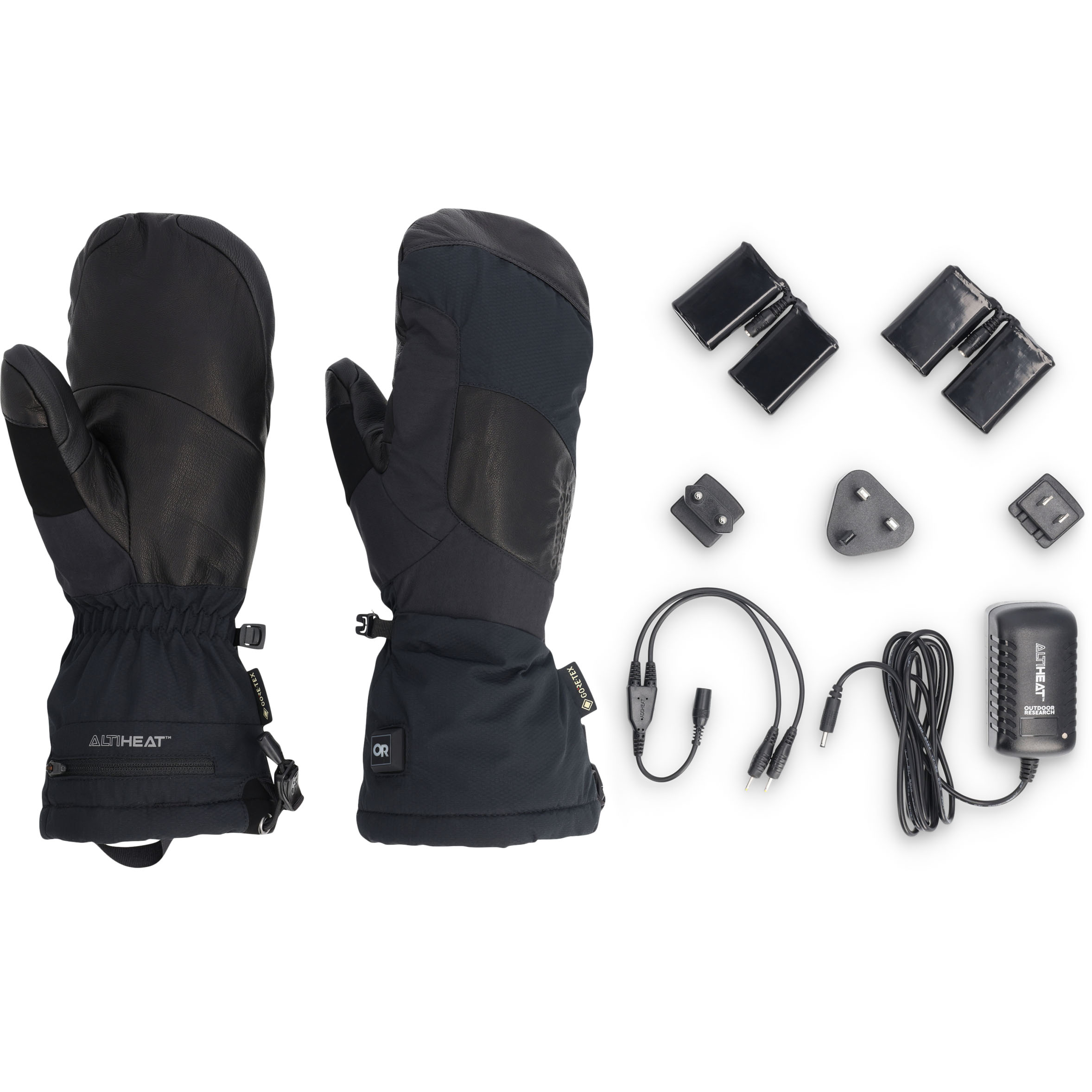 Outdoor Research Prevail Heated GORE TEX Mitts XL Black
