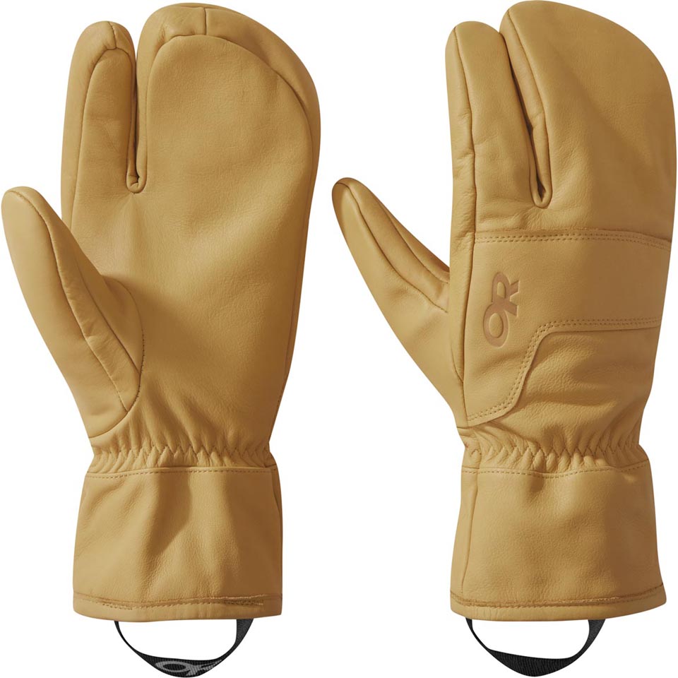 Aksel 3 Finger Work Gloves Large Natural