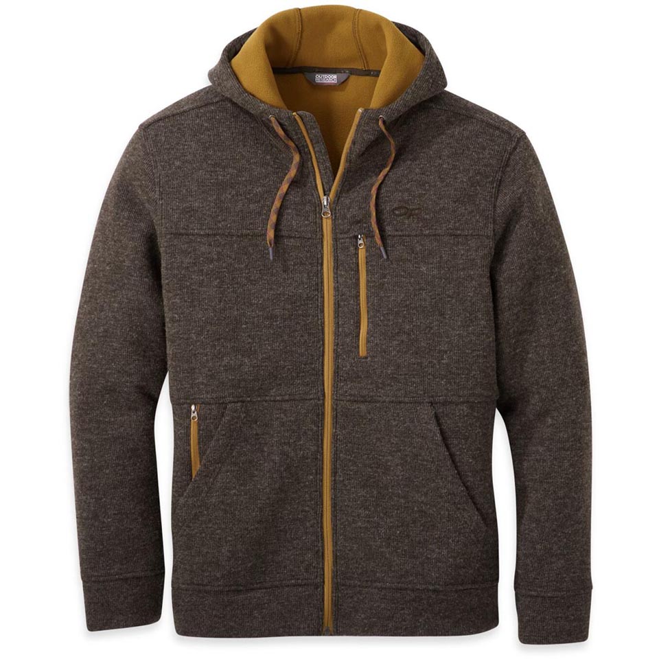 Men s Flurry Hooded Jacket Xlarge Grizzly Brown