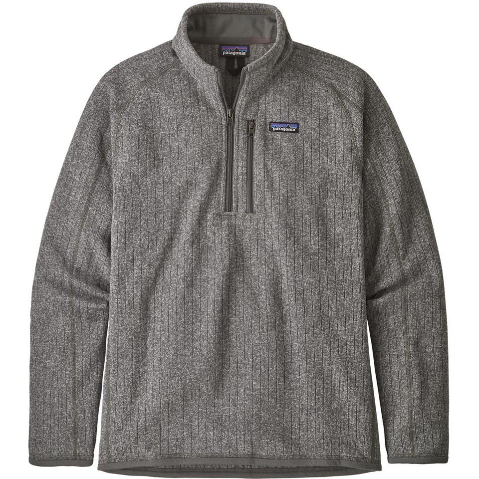 Patagonia Men's Better Sweater Rib Knit 1/4 Zip, Stonewash / XL
