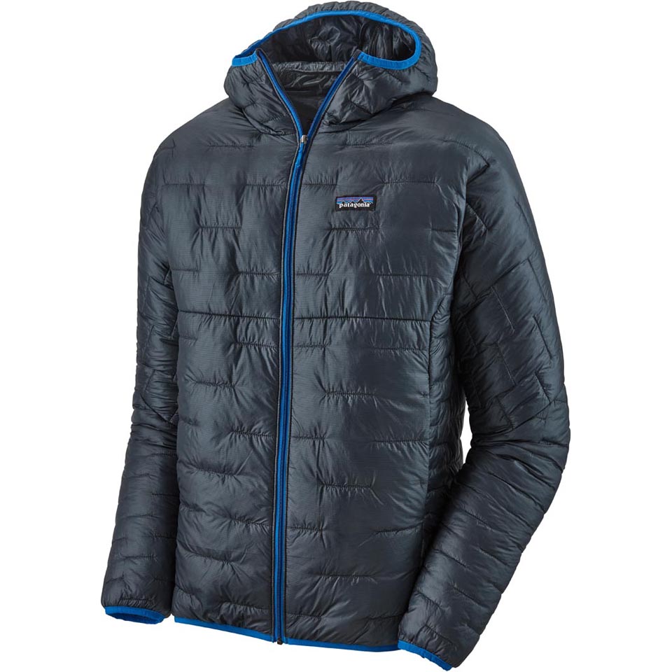 Men's Micro Puff Hoody Large Smolder Blue
