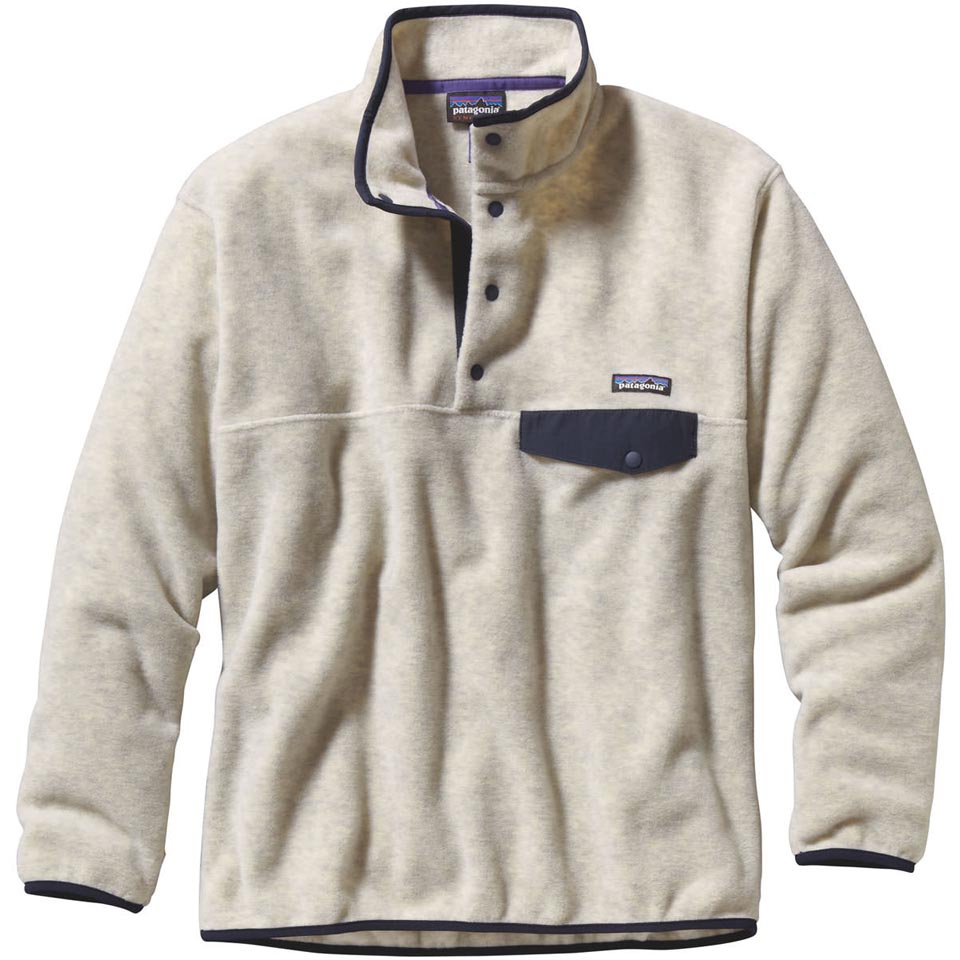 Patagonia Men\u0026s Synchilla Snap-T Pullover - Large - Oatmeal Heather