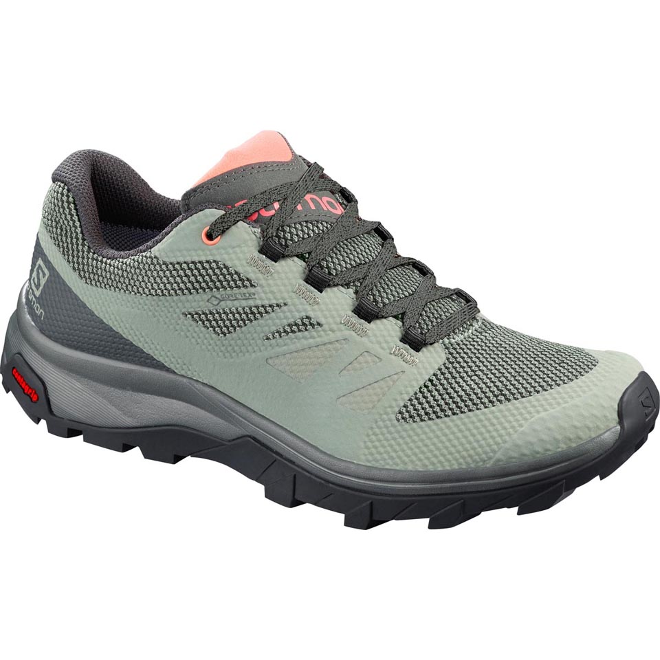 Salomon Outline GTX Contragrip Gore-Tex Hiking Trail Running Shoes Women\'s US 10 Salomon Outline GTX Hiking Trail Running Shoes Womens Size  main image 4