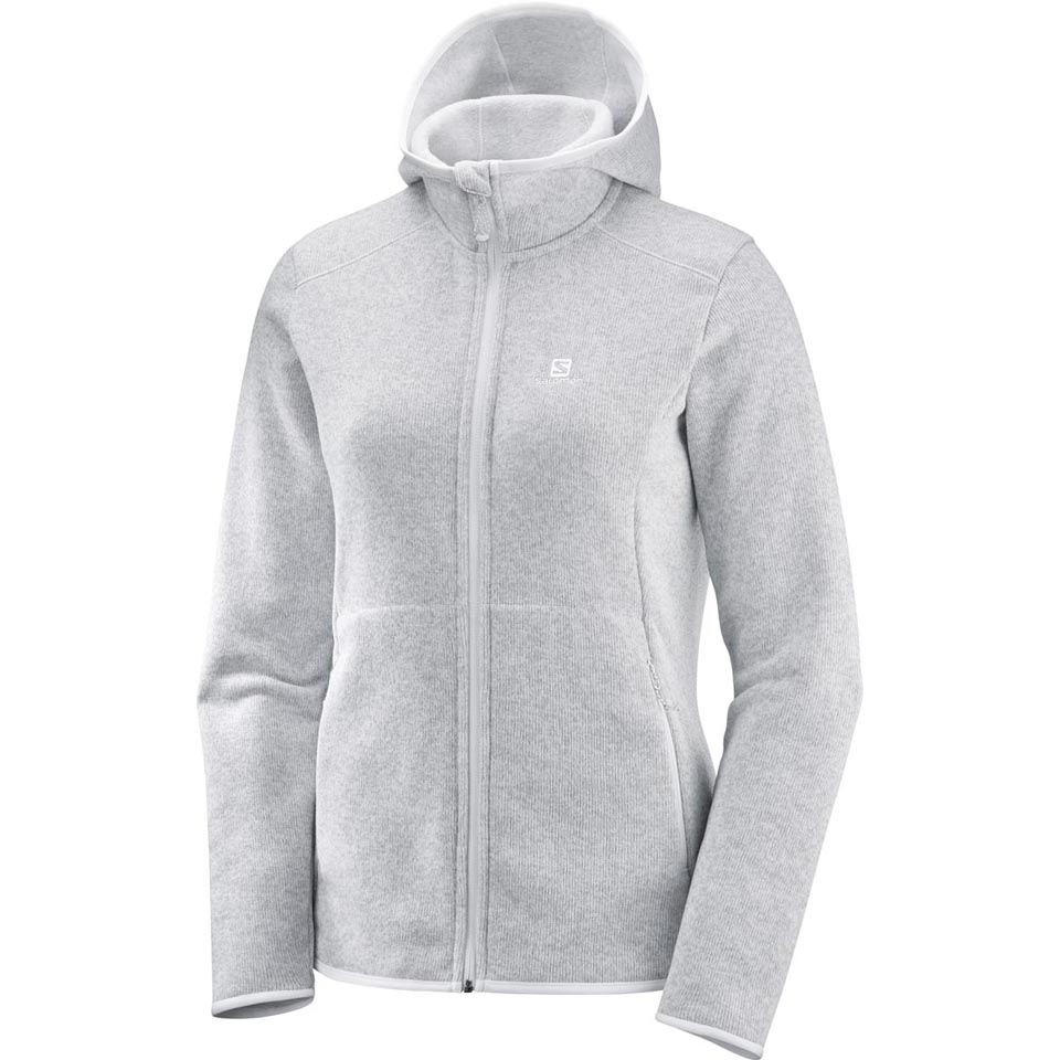 Details about   Salomon bise hoodie w midlayer full zip with woman size m show original title white 