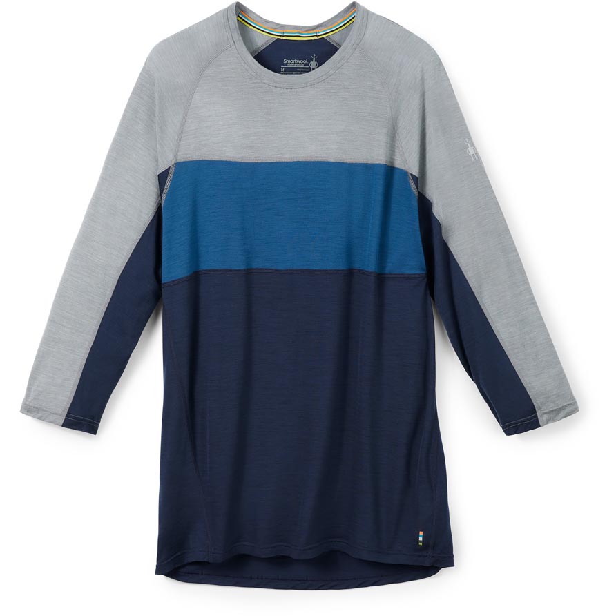 (取寄) スマートウール レディース マウンテン バイク 3/4 スリーブ ジャージ Smartwool women Mountain Bike 3/4 Sleeve Jersey Twilight Blue Women's Mountain Bike 3/4 Sleeve Jersey col. Blue | Smartwool®
