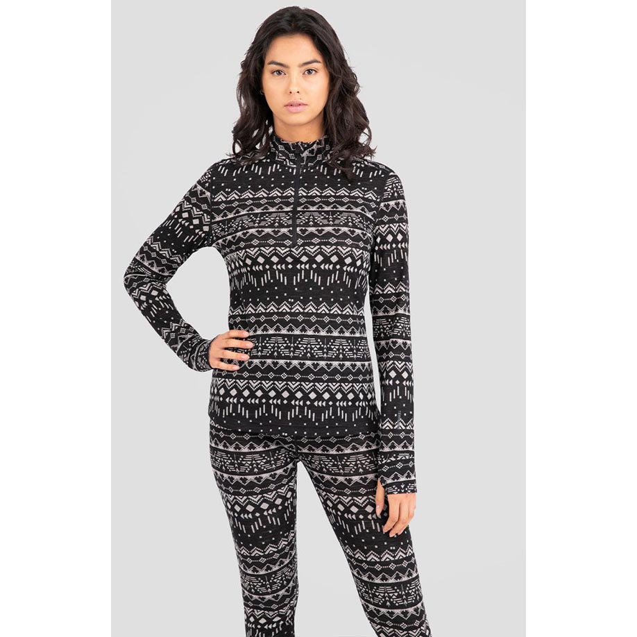 Terramar Ultra Merino Half Zip - Maglione Termico In Lana Merino Per Donna