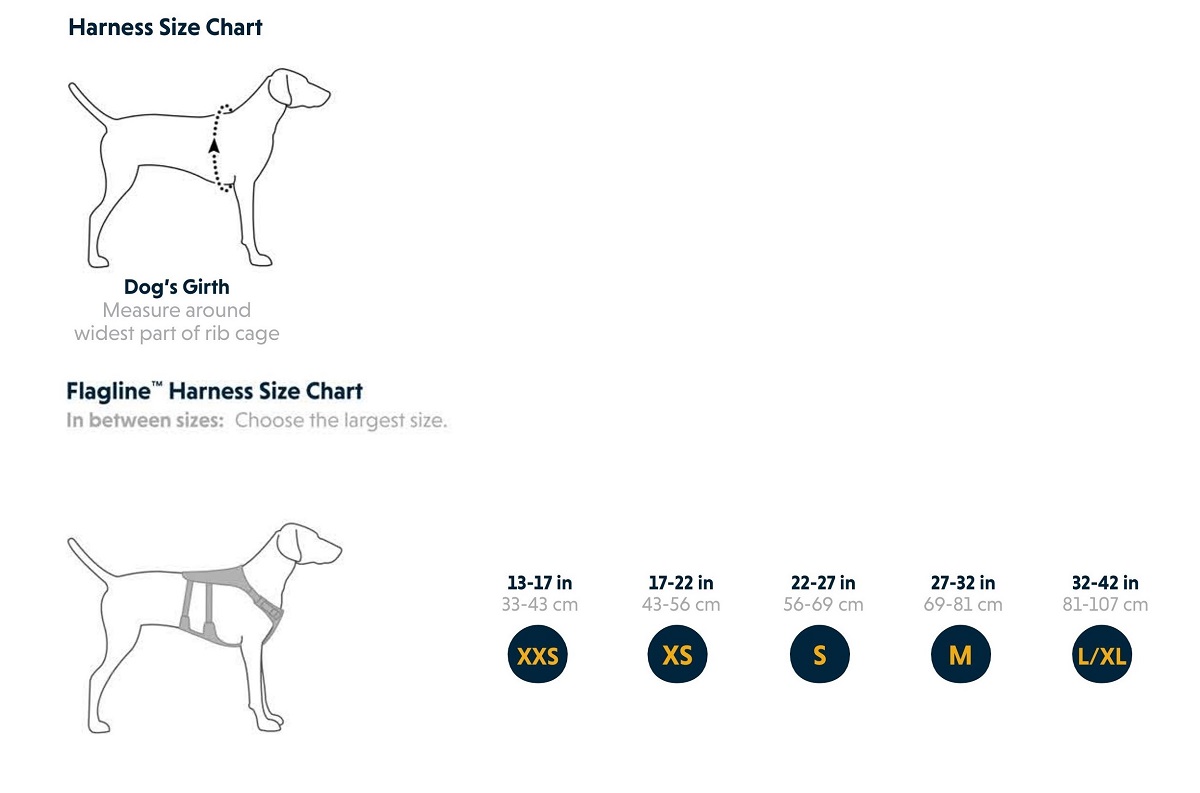 Ruffwear harness size chart new arrivals