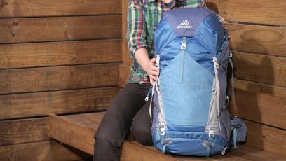 Gregory Damen Rucksack Maven 55 XS/SM – Rosewood Red, Mit FreeFloat Tragesystem Für Wanderungen